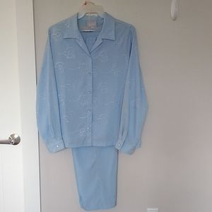 Mother of Bride Light Blue pant suit size L